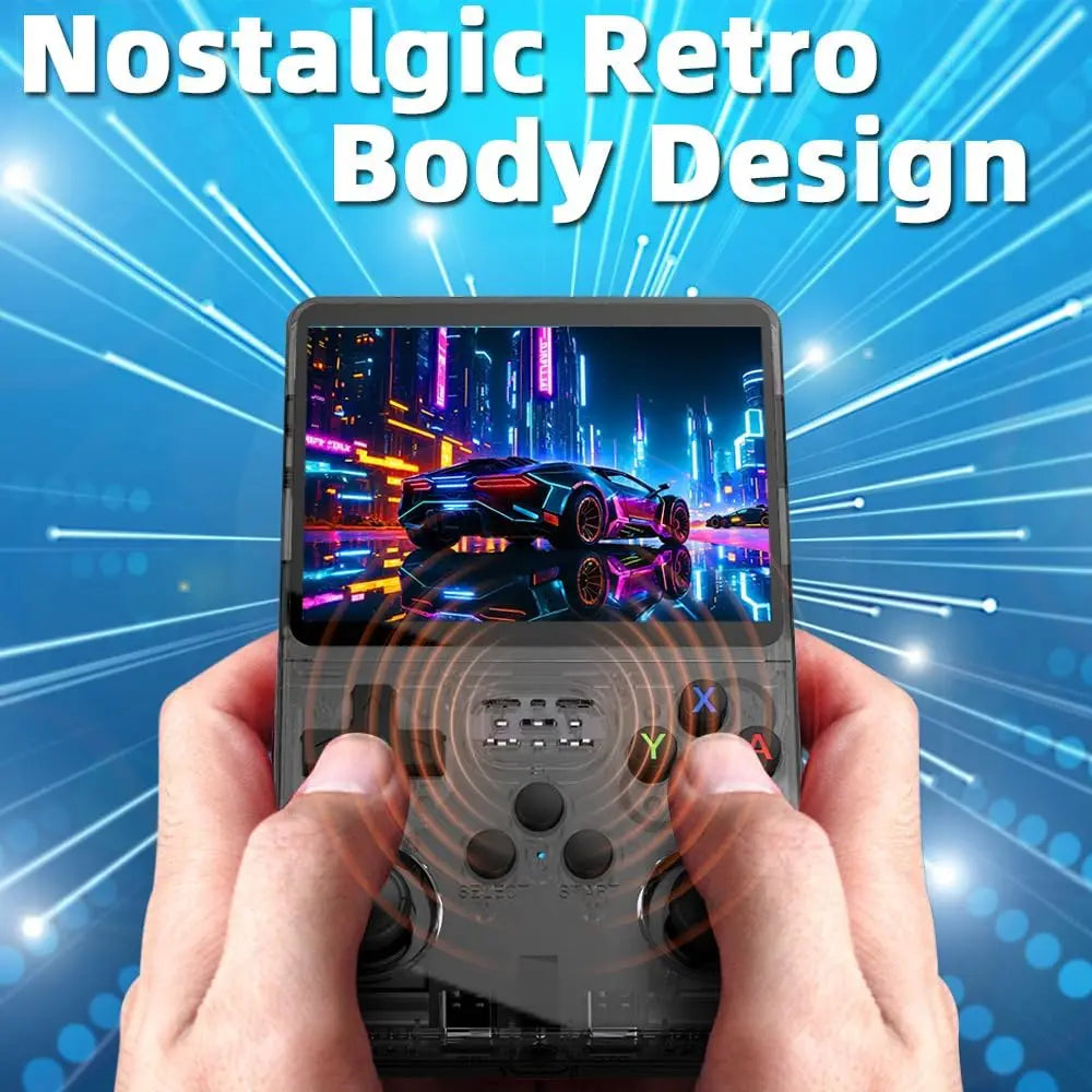 R36S Console Retro Portable Handheld Consola Gaming 3.5 Inch IPS Screen R36S 64G 128G Linux Mini Pocket Video Games